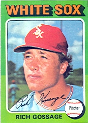 1975 Topps Mini Baseball Cards      554     Goose Gossage